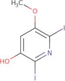 2,6-Diiodo-5-methoxypyridin-3-ol