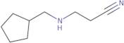 3-[(Cyclopentylmethyl)amino]propanenitrile