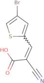 3-(4-Bromothiophen-2-yl)-2-cyanoprop-2-enoic acid