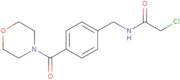 2-Chloro-N-{[4-(morpholine-4-carbonyl)phenyl]methyl}acetamide