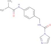 N-{[4-(2-Methylpropanamido)phenyl]methyl}-1H-imidazole-1-carboxamide