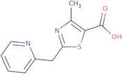 4-Methyl-2-[(pyridin-2-yl)methyl]-1,3-thiazole-5-carboxylic acid