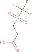 3-Trifluoromethanesulfonylpropanoic acid