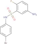 5-Amino-N-(4-bromophenyl)-2-fluorobenzene-1-sulfonamide