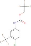 2,2,2-Trifluoroethyl N-[4-chloro-3-(trifluoromethyl)phenyl]carbamate