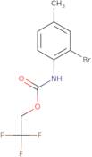 2,2,2-Trifluoroethyl N-(2-bromo-4-methylphenyl)carbamate