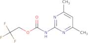 2,2,2-Trifluoroethyl 4,6-dimethylpyrimidin-2-ylcarbamate