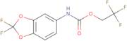 2,2,2-Trifluoroethyl N-(2,2-difluoro-1,3-dioxaindan-5-yl)carbamate