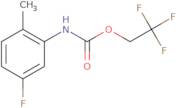 2,2,2-Trifluoroethyl N-(5-fluoro-2-methylphenyl)carbamate