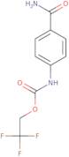 2,2,2-Trifluoroethyl N-(4-carbamoylphenyl)carbamate