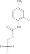 2,2,2-Trifluoroethyl N-(2-fluoro-4-methylphenyl)carbamate