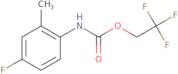 2,2,2-Trifluoroethyl N-(4-fluoro-2-methylphenyl)carbamate