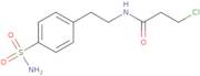 3-Chloro-N-[2-(4-sulfamoylphenyl)ethyl]propanamide