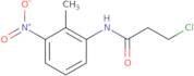 3-Chloro-N-(2-methyl-3-nitrophenyl)propanamide