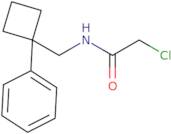 2-Chloro-N-[(1-phenylcyclobutyl)methyl]acetamide