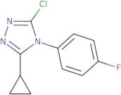 3-Chloro-5-cyclopropyl-4-(4-fluorophenyl)-4H-1,2,4-triazole