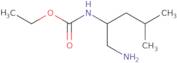 Ethyl N-(1-amino-4-methylpentan-2-yl)carbamate