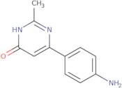 6-(4-Aminophenyl)-2-methyl-3,4-dihydropyrimidin-4-one