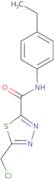 5-(Chloromethyl)-N-(4-ethylphenyl)-1,3,4-thiadiazole-2-carboxamide