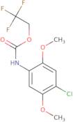 2,2,2-Trifluoroethyl N-(4-chloro-2,5-dimethoxyphenyl)carbamate