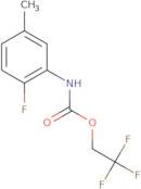 2,2,2-Trifluoroethyl N-(2-fluoro-5-methylphenyl)carbamate