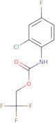 2,2,2-Trifluoroethyl 2-chloro-4-fluorophenylcarbamate