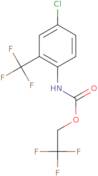 2,2,2-Trifluoroethyl 4-chloro-2-(trifluoromethyl)phenylcarbamate