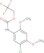 2,2,2-Trifluoroethyl 5-chloro-2,4-dimethoxyphenylcarbamate