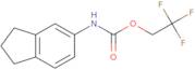 2,2,2-Trifluoroethyl N-(2,3-dihydro-1H-inden-5-yl)carbamate