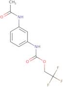2,2,2-Trifluoroethyl N-(3-acetamidophenyl)carbamate
