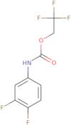 2,2,2-Trifluoroethyl 3,4-difluorophenylcarbamate