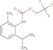 2,2,2-Trifluoroethyl N-[2-methyl-6-(propan-2-yl)phenyl]carbamate
