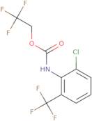 2,2,2-Trifluoroethyl N-[2-chloro-6-(trifluoromethyl)phenyl]carbamate