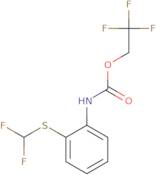 2,2,2-Trifluoroethyl N-{2-[(difluoromethyl)sulfanyl]phenyl}carbamate