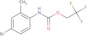 2,2,2-Trifluoroethyl N-(4-bromo-2-methylphenyl)carbamate