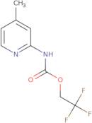 2,2,2-Trifluoroethyl N-(4-methylpyridin-2-yl)carbamate