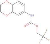 2,2,2-Trifluoroethyl N-(2,3-dihydro-1,4-benzodioxin-6-yl)carbamate