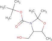 tert-Butyl 4-(hydroxymethyl)-2,2,5-trimethyl-1,3-oxazolidine-3-carboxylate
