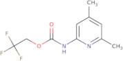 2,2,2-Trifluoroethyl N-(4,6-dimethylpyridin-2-yl)carbamate