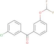 (3-Chlorophenyl)[3-(difluoromethoxy)phenyl]methanone