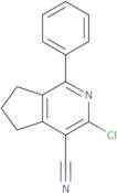 3-Chloro-1-phenyl-6,7-dihydro-5H-cyclopenta[C]pyridine-4-carbonitrile