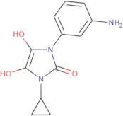 1-(3-Aminophenyl)-3-cyclopropyl-4,5-dihydroxy-2,3-dihydro-1H-imidazol-2-one