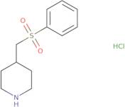 4-[(Benzenesulfonyl)methyl]piperidine hydrochloride