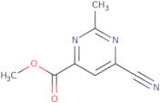 Methyl 6-cyano-2-methylpyrimidine-4-carboxylate