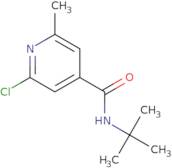 2-Chloro-6-methyl-N-(2-methyl-2-propanyl)isonicotinamide