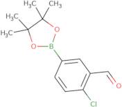 2-chloro-5-(4,4,5,5-tetramethyl-1,3,2-dioxaborolan-2-yl)benzaldehyde