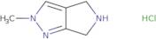 2-Methyl-2,4,5,6-tetrahydropyrrolo[3,4-c]pyrazole hydrochloride