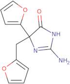 2-Amino-5-(furan-2-yl)-5-(furan-2-ylmethyl)-4,5-dihydro-1H-imidazol-4-one