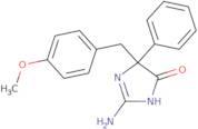 2-Amino-5-[(4-methoxyphenyl)methyl]-5-phenyl-4,5-dihydro-1H-imidazol-4-one