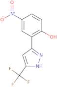 4-Nitro-2-(5-trifluoromethyl-1H-pyrazol-3-yl)-phenol